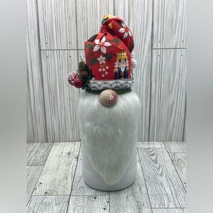 Handmade Christmas Gnome Jar for Decorating